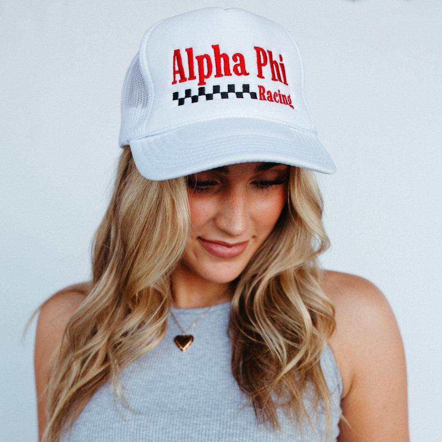 Pi Kappa Alpha Fraternity Foam Trucker Hat Embroidered Greek Letters - Canada
