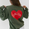 Ali & Ariel Olive Crewneck