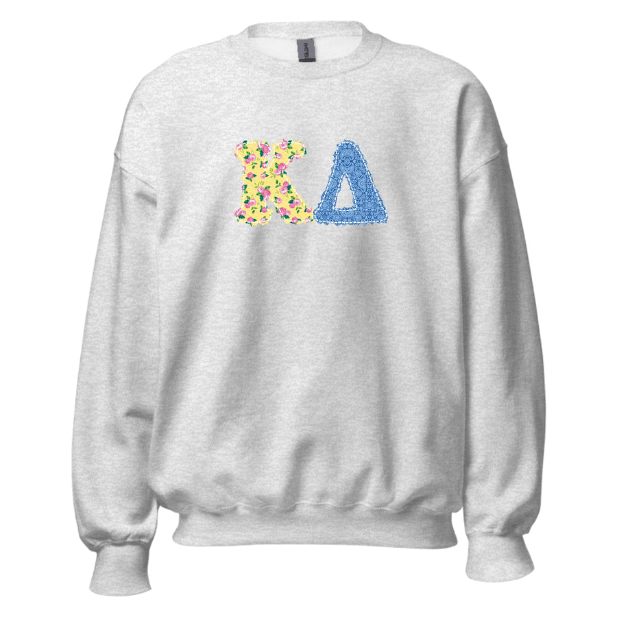 Ali & Ariel Patchwork Crewneck Kappa Delta / Medium