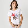 Ali & Ariel Patchwork Star Baby Tee