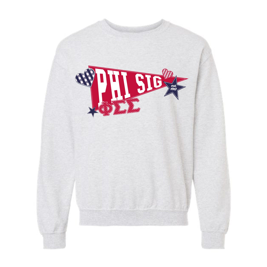 Ali & Ariel Pennant Crewneck
