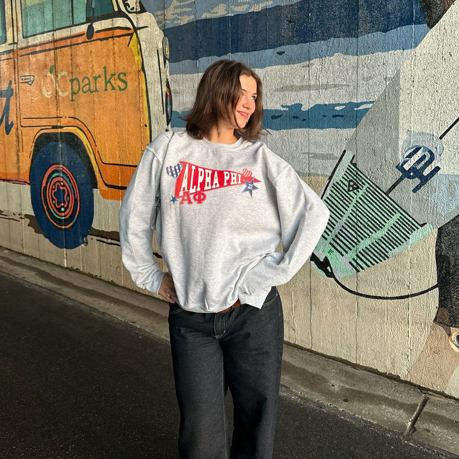 Ali & Ariel Pennant Crewneck