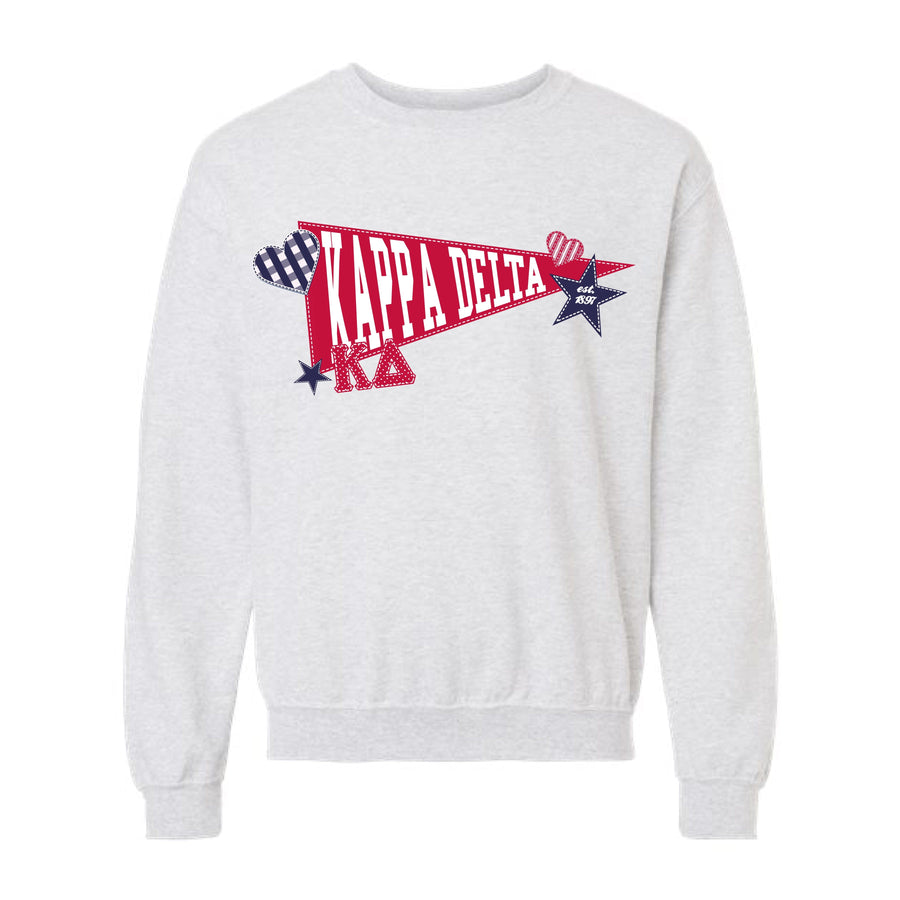 Ali & Ariel Pennant Crewneck Kappa Delta / Medium