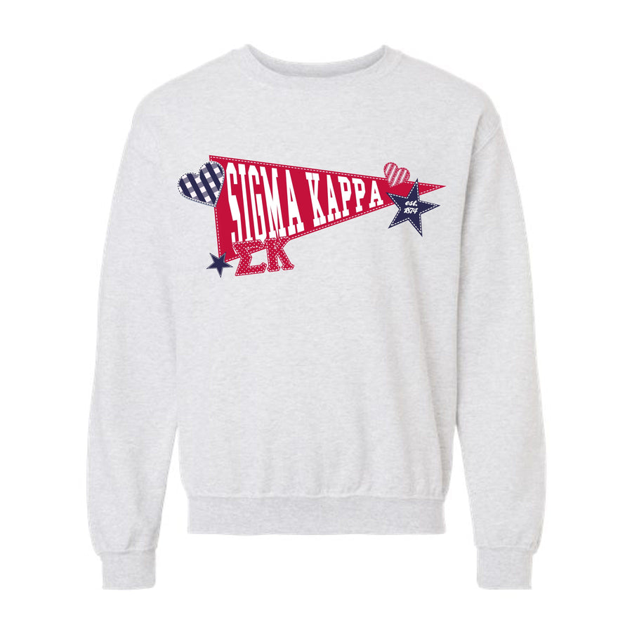 Ali & Ariel Pennant Crewneck Sigma Kappa / Medium