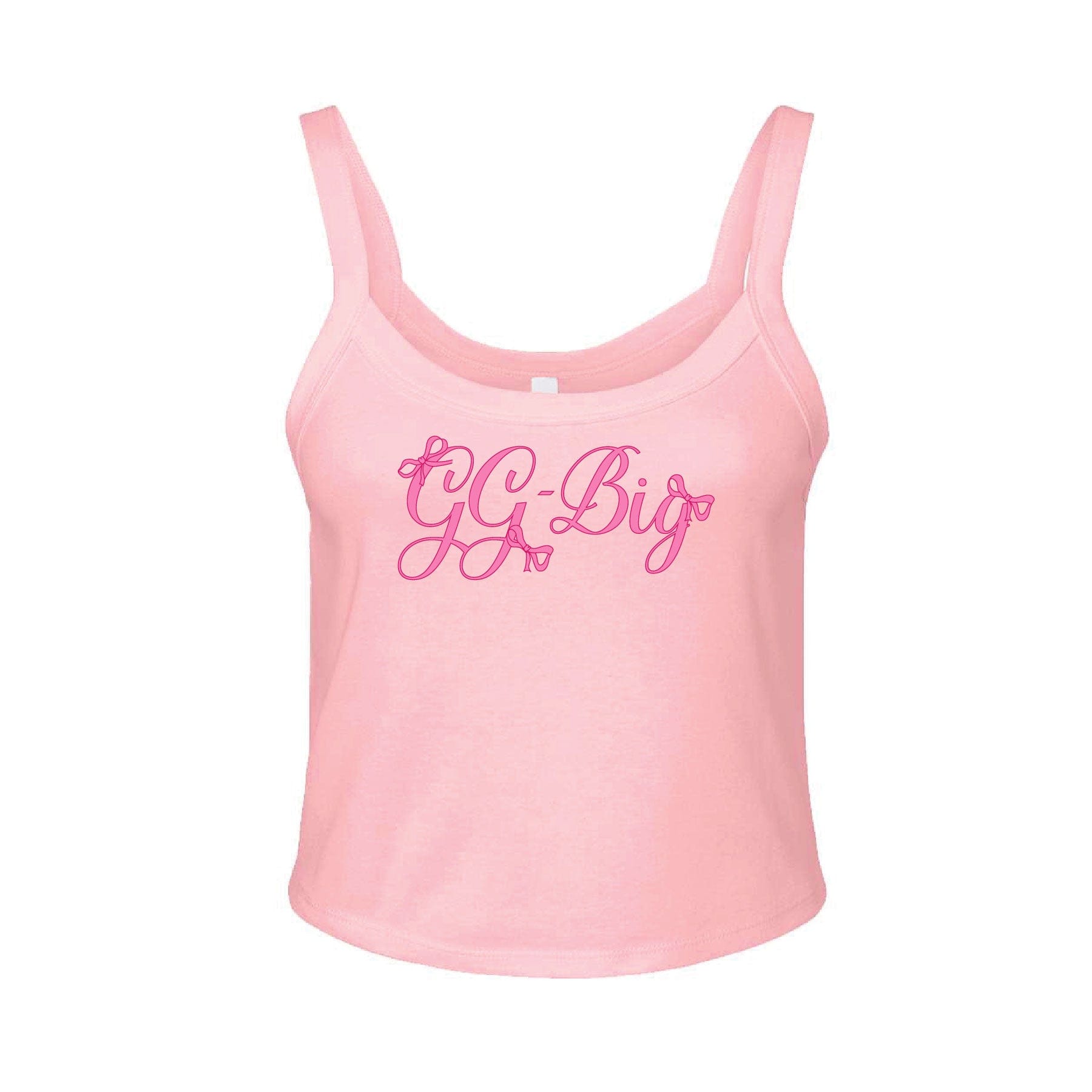 Ali & Ariel Pink Bow Fam Tank Top GG-Big / X-Small