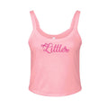 Ali & Ariel Pink Bow Fam Tank Top Little / X-Small