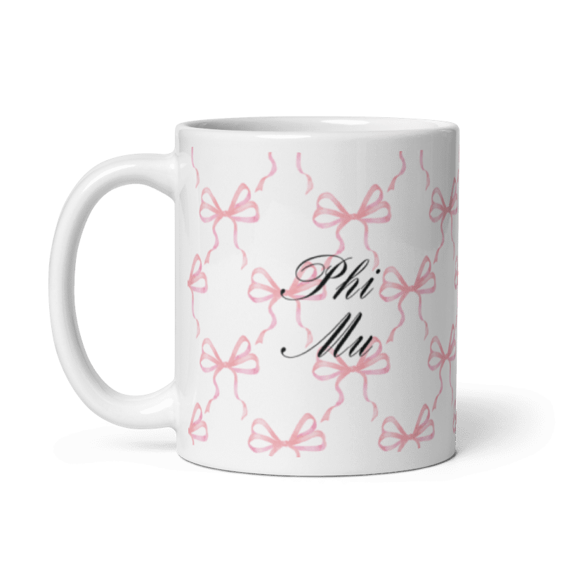 Ali & Ariel Pink Bow Mug