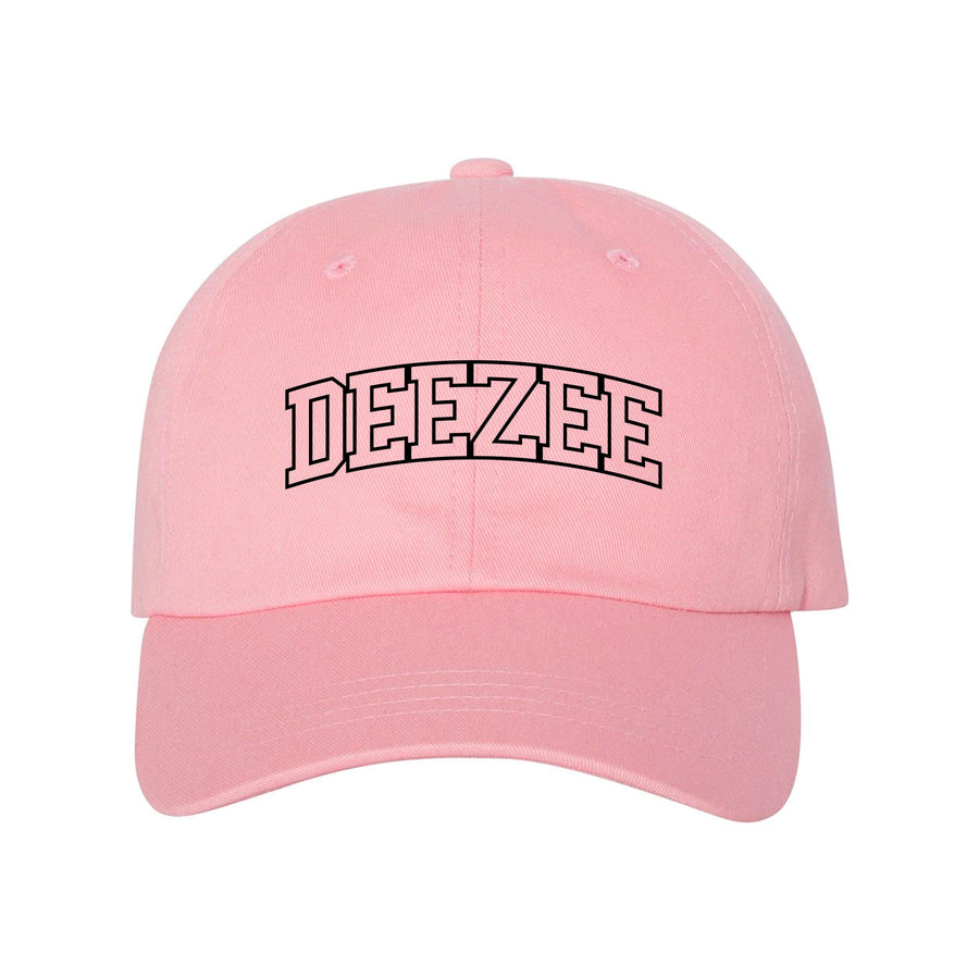 Ali & Ariel Pink Collegiate Dad Hat Delta Zeta