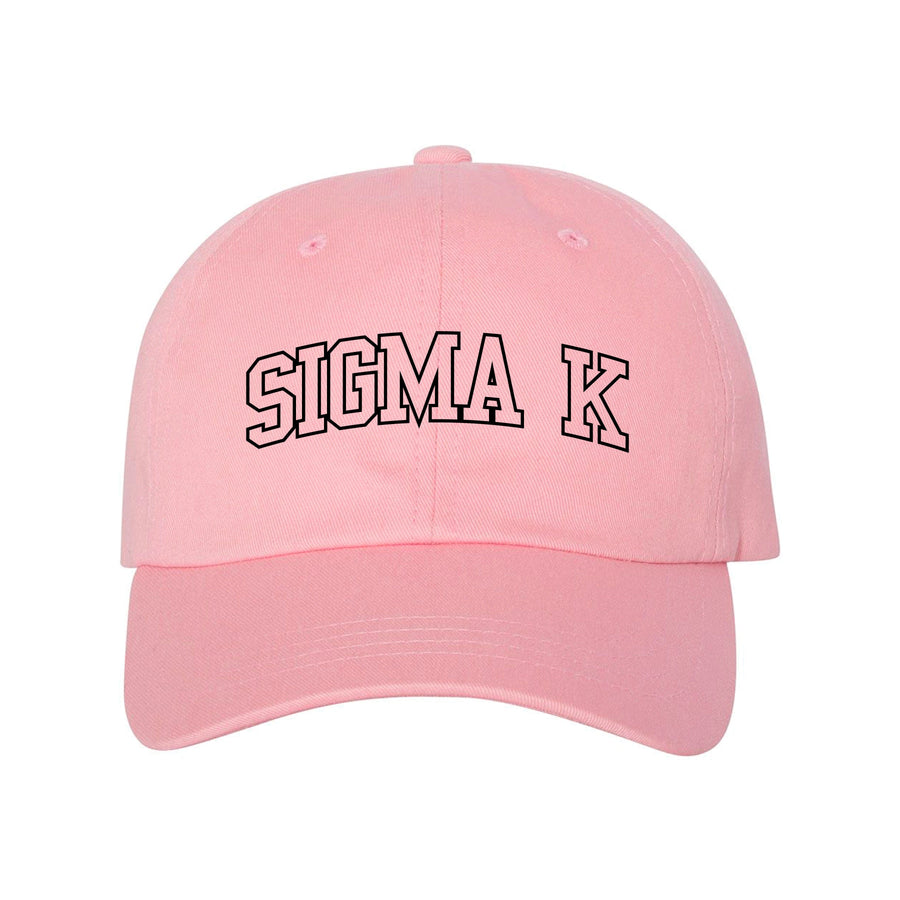 Ali & Ariel Pink Collegiate Dad Hat Sigma Kappa