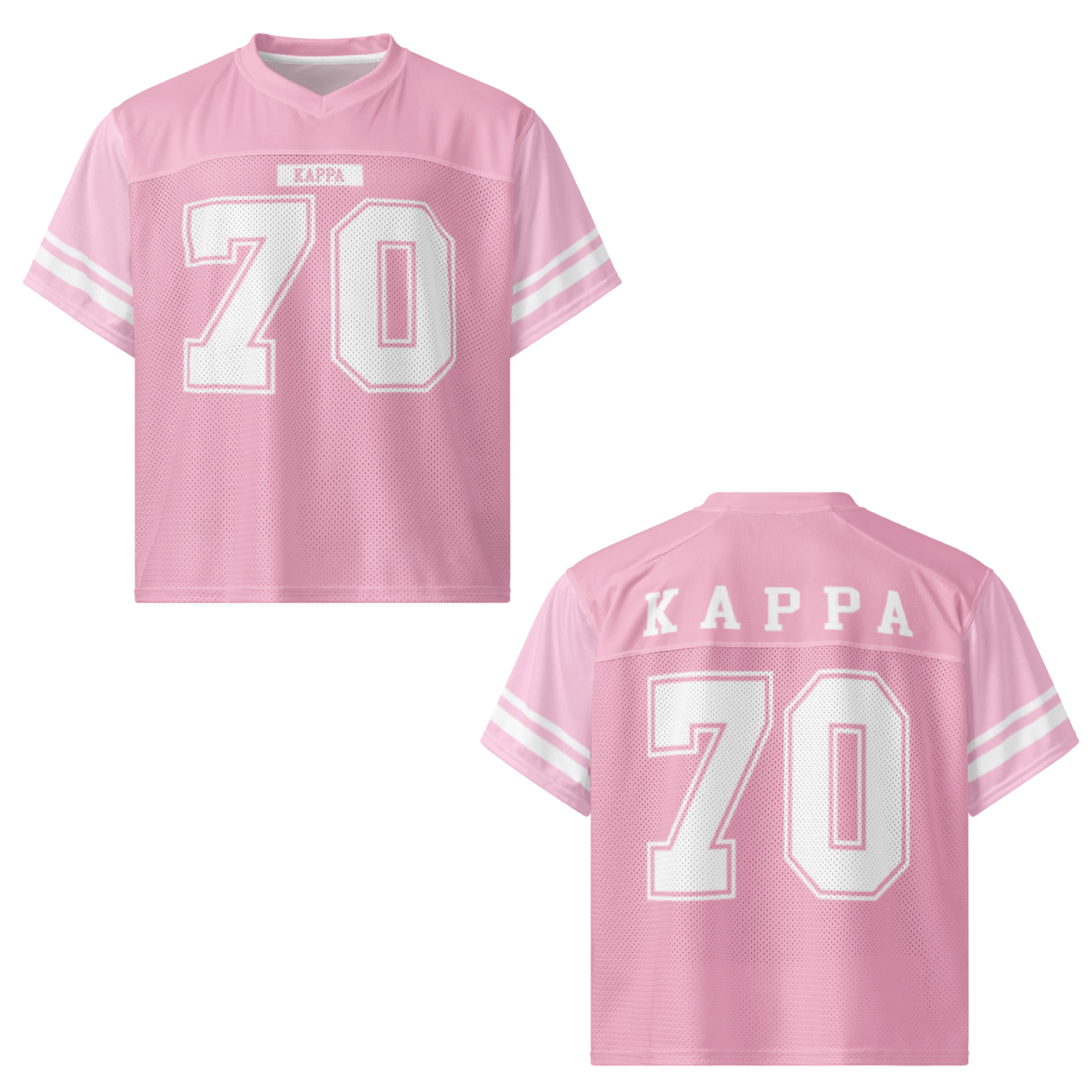 Ali & Ariel Pink Football Jersey Kappa Kappa Gamma / Medium