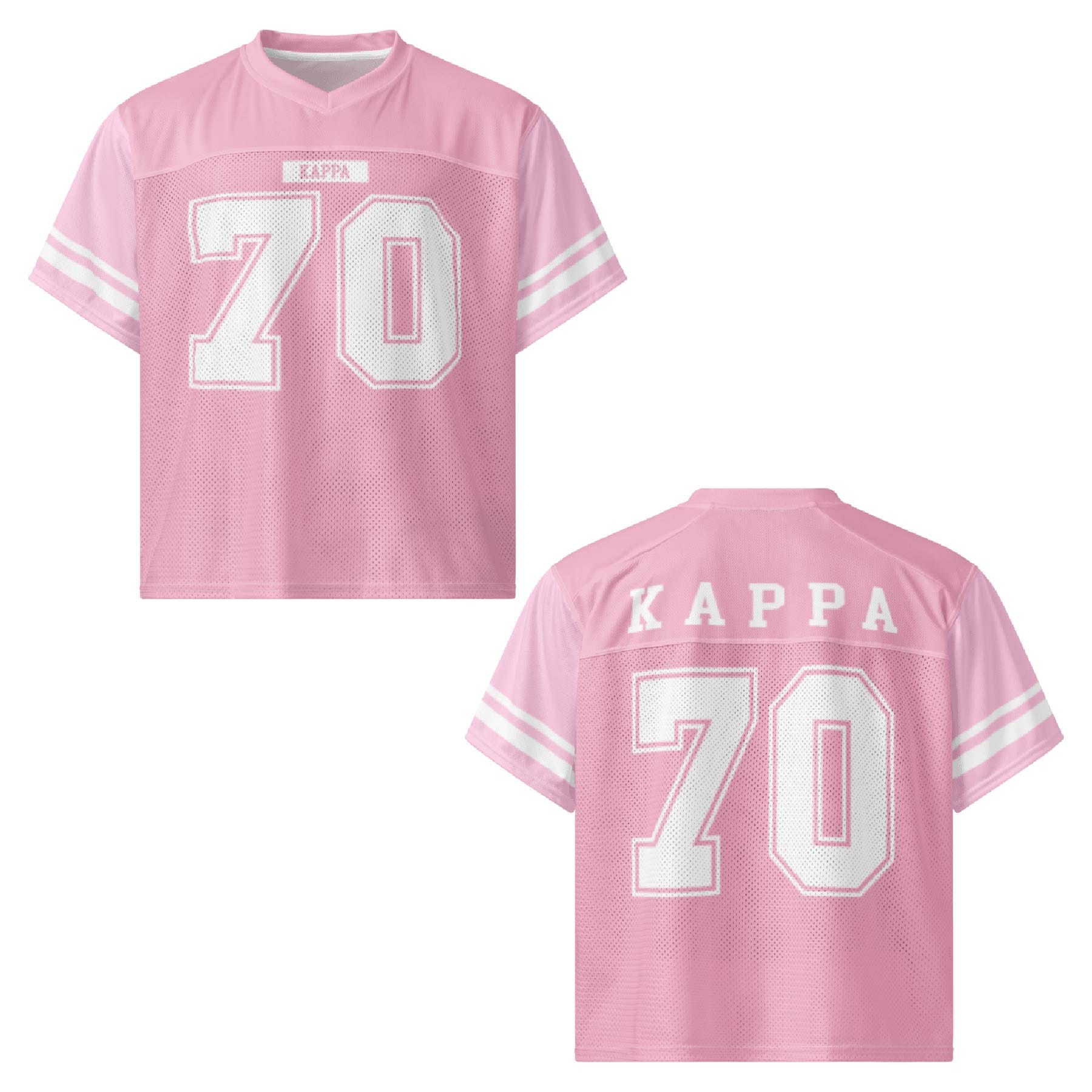 Ali & Ariel Pink Football Jersey Kappa Kappa Gamma / Medium