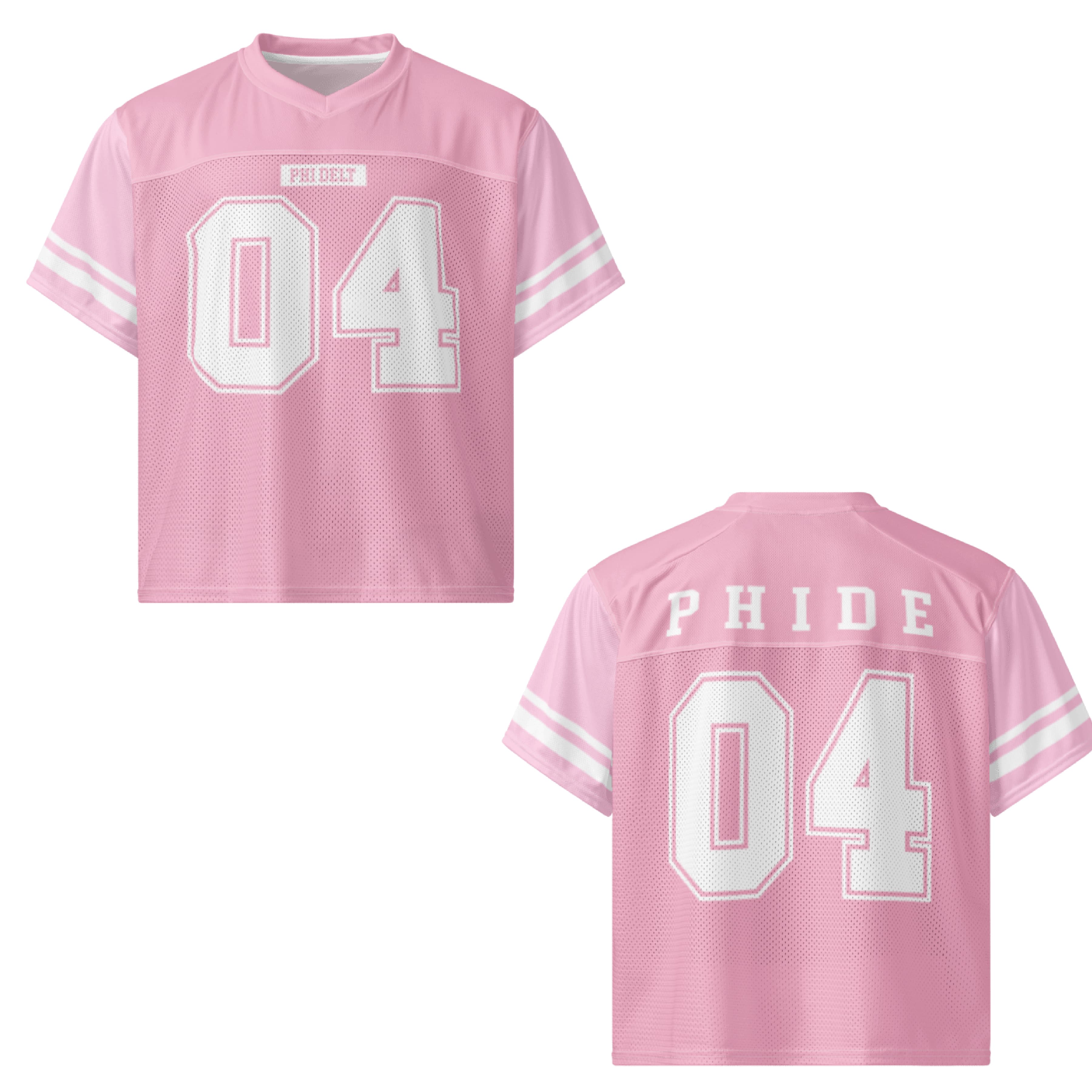 Ali & Ariel Pink Football Jersey Phi Delta Epsilon / Medium