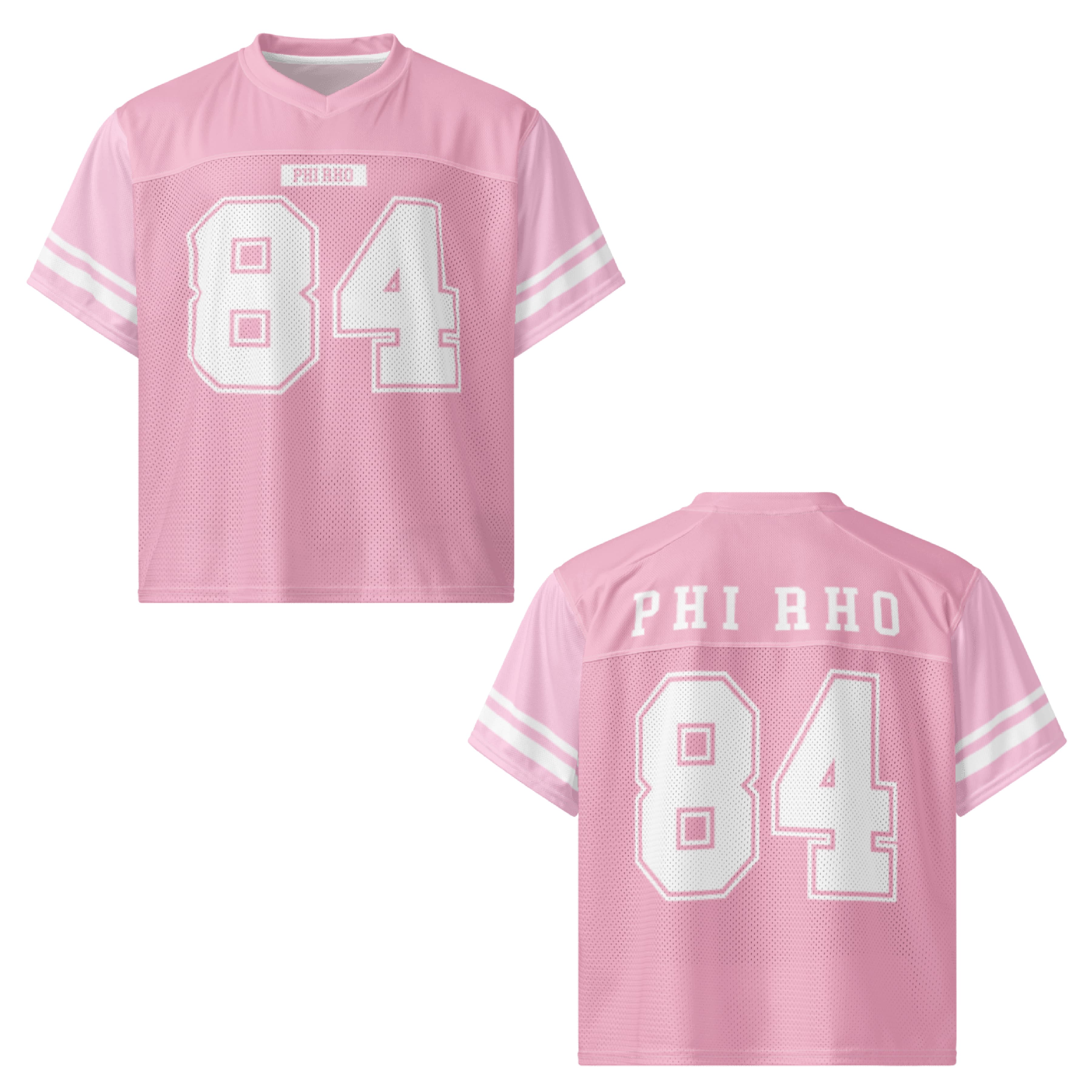 Ali & Ariel Pink Football Jersey Phi Sigma Rho / Medium