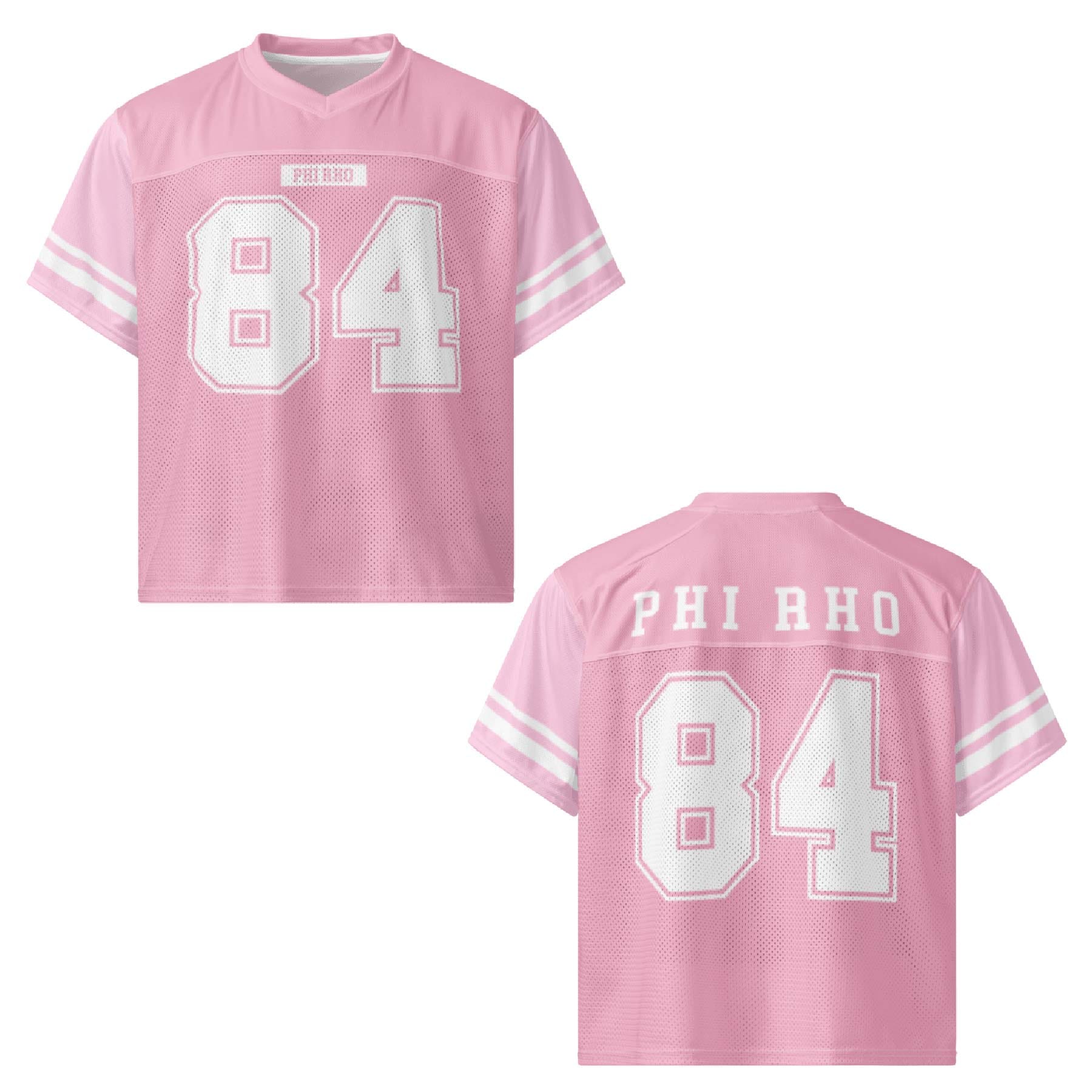 Ali & Ariel Pink Football Jersey Phi Sigma Rho / Medium
