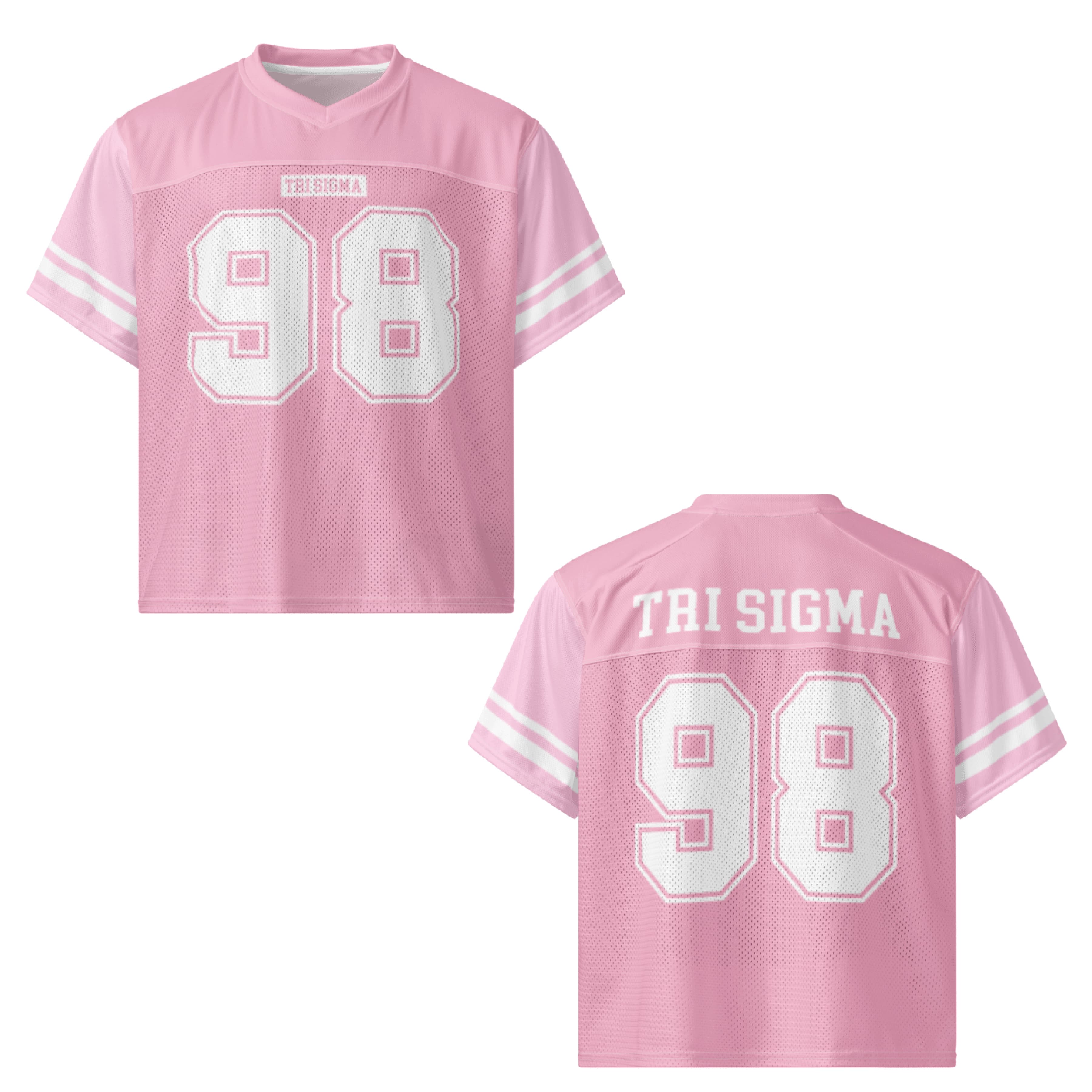 Ali & Ariel Pink Football Jersey Sigma Sigma Sigma / Medium
