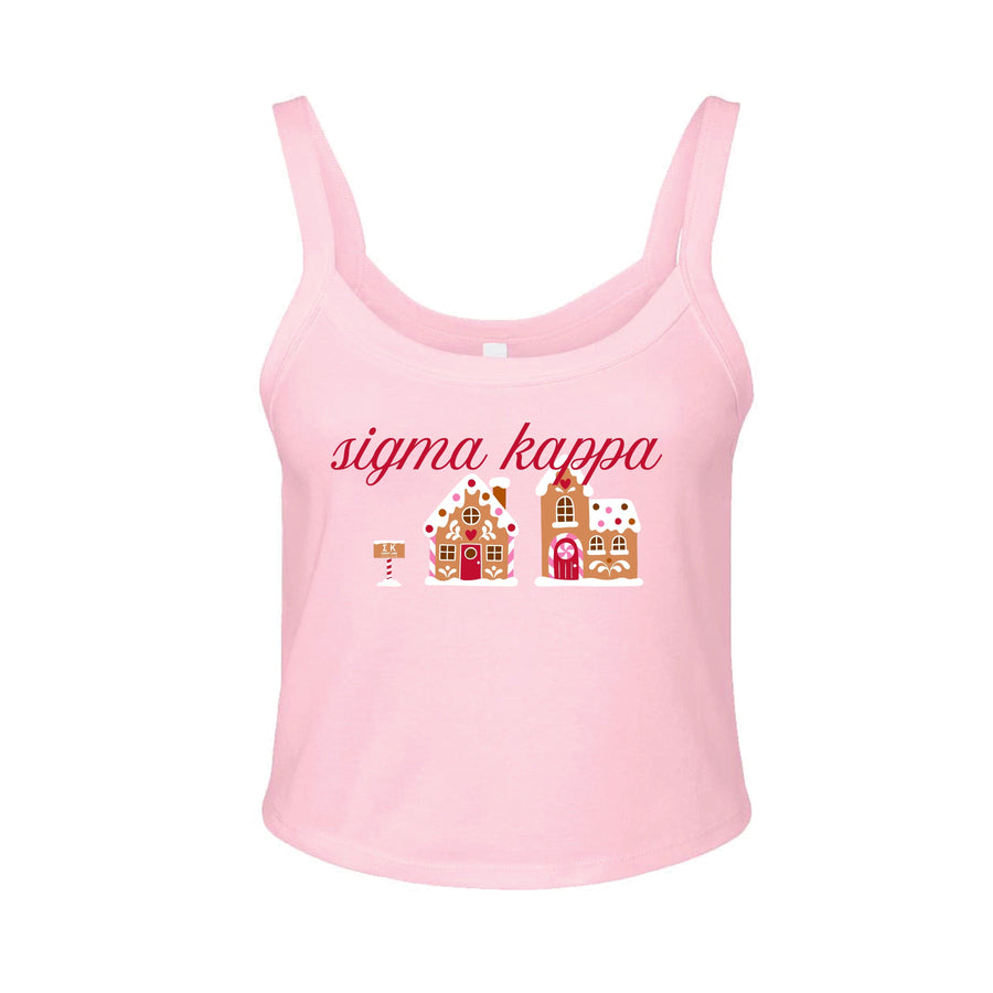Ali & Ariel Pink Gingerbread Tank Top