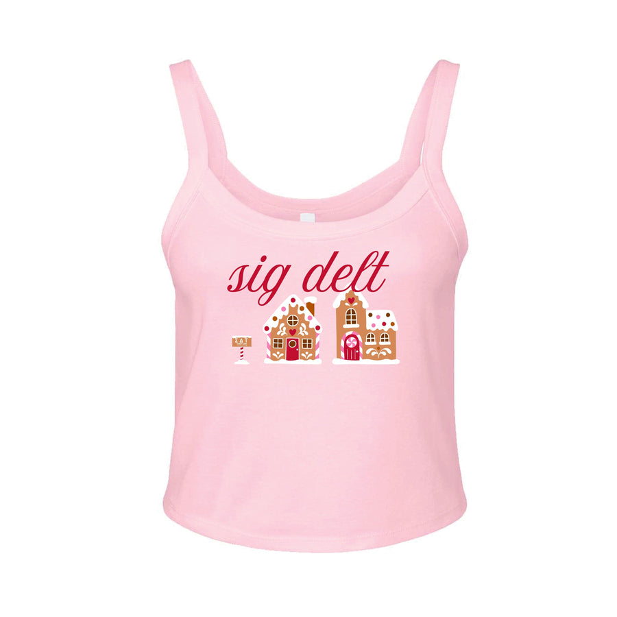 Ali & Ariel Pink Gingerbread Tank Top