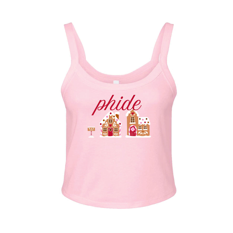 Ali & Ariel Pink Gingerbread Tank Top