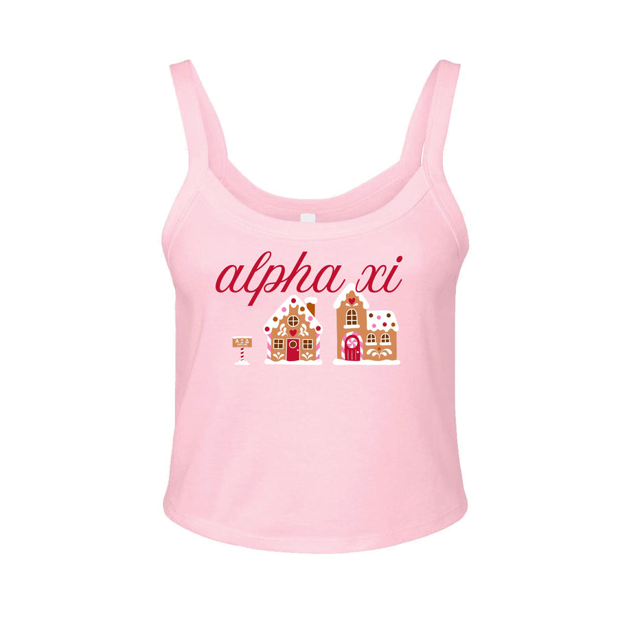 Ali & Ariel Pink Gingerbread Tank Top