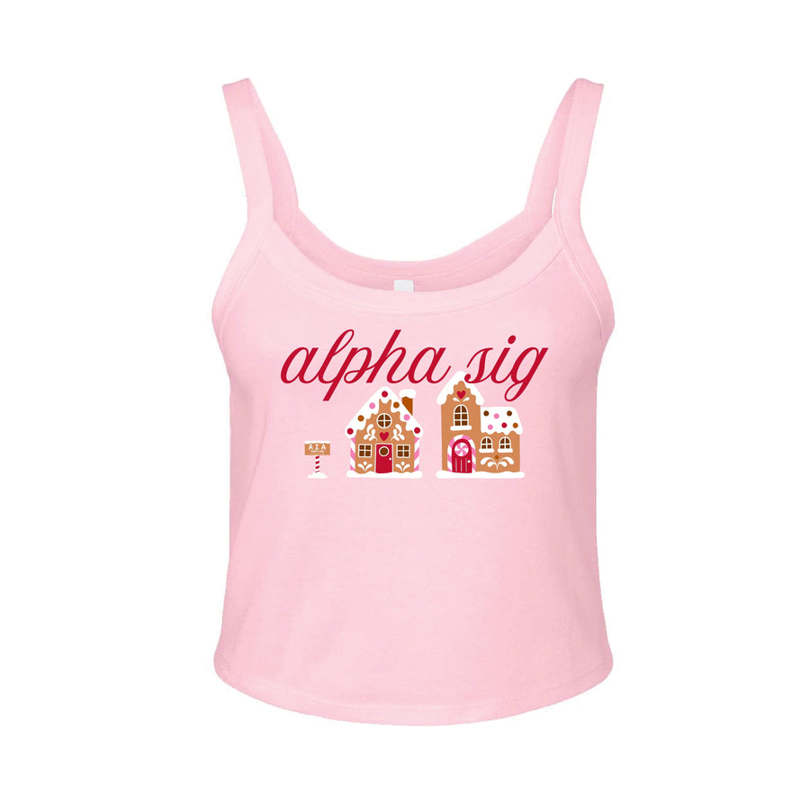 Ali & Ariel Pink Gingerbread Tank Top