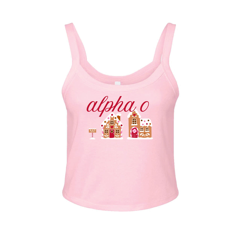 Ali & Ariel Pink Gingerbread Tank Top