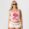 Ali & Ariel Pink Kiss Tank Top