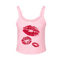 Ali & Ariel Pink Kiss Tank Top Alpha Chi Omega / XS