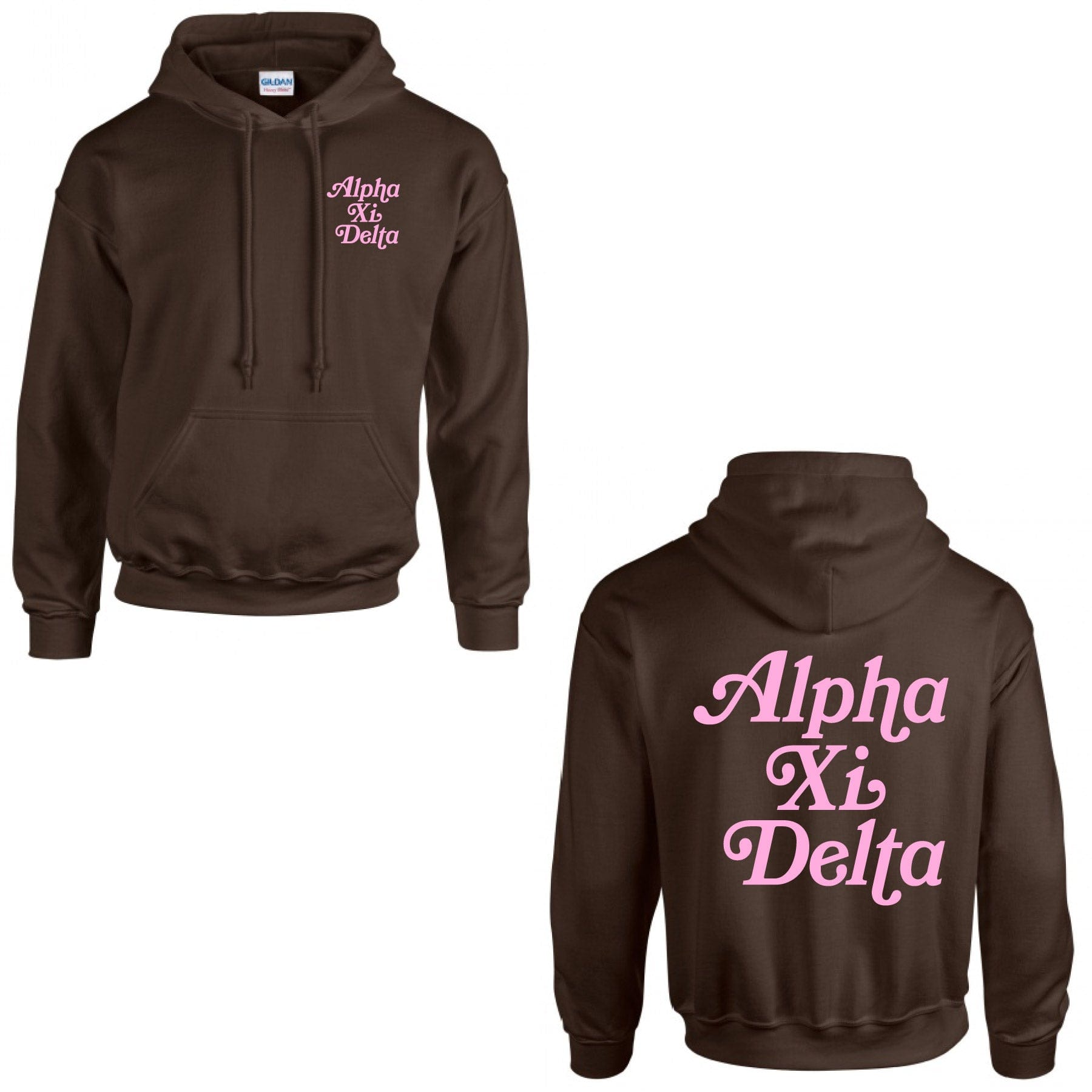 Ali & Ariel Pink Text Hoodie