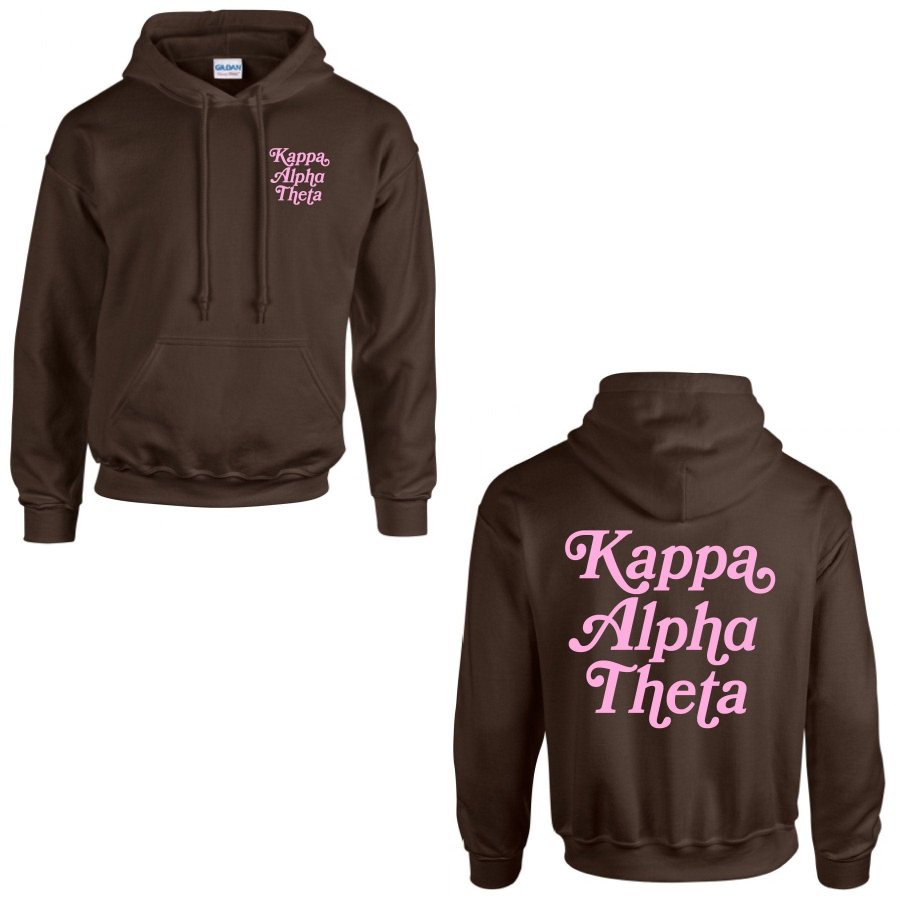 Ali & Ariel Pink Text Hoodie