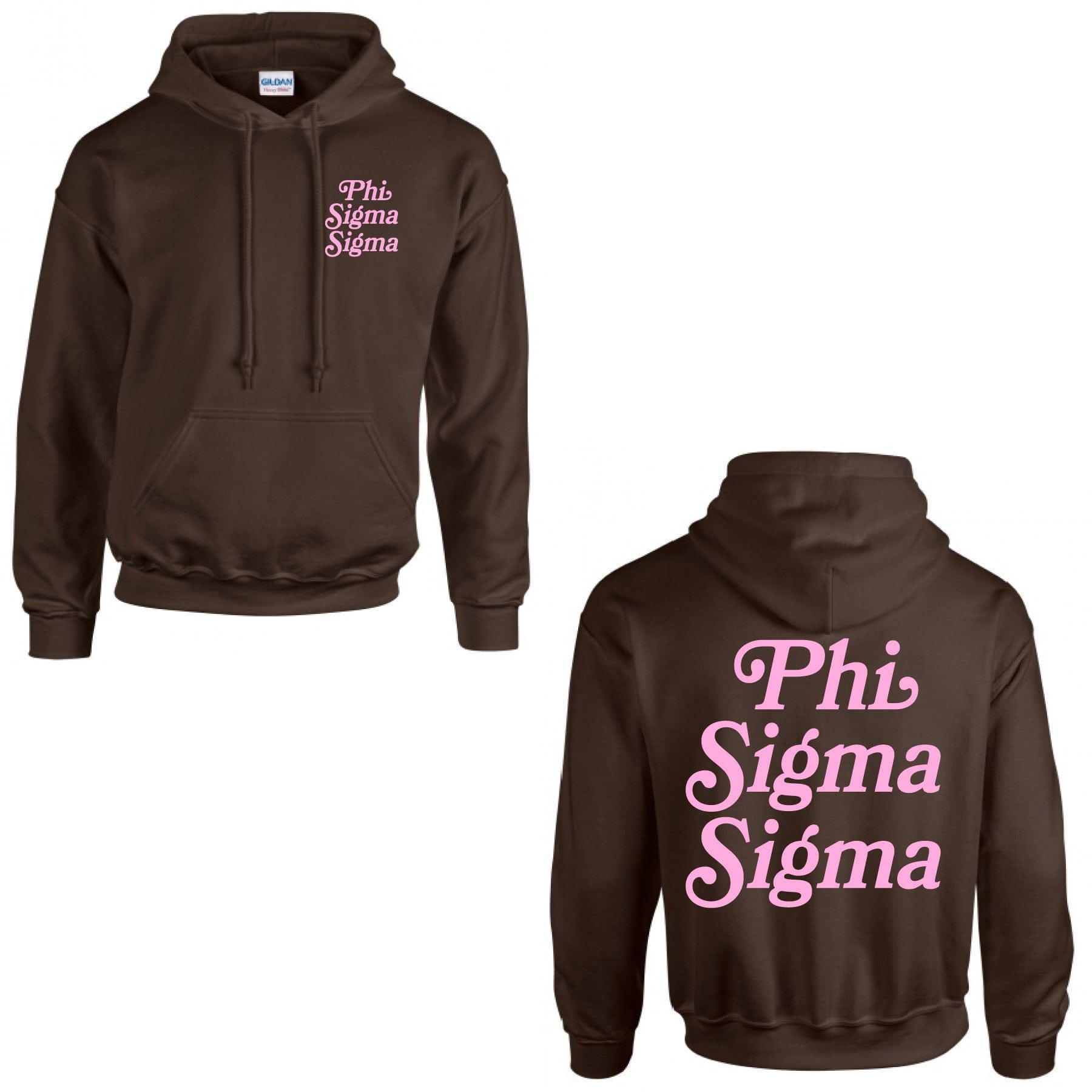 Ali & Ariel Pink Text Hoodie