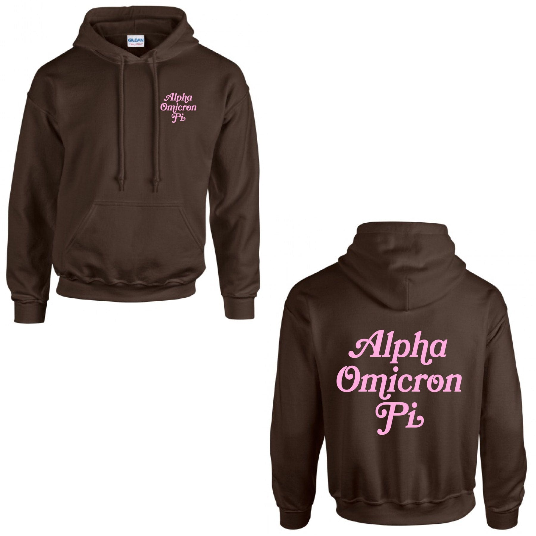 Ali & Ariel Pink Text Hoodie