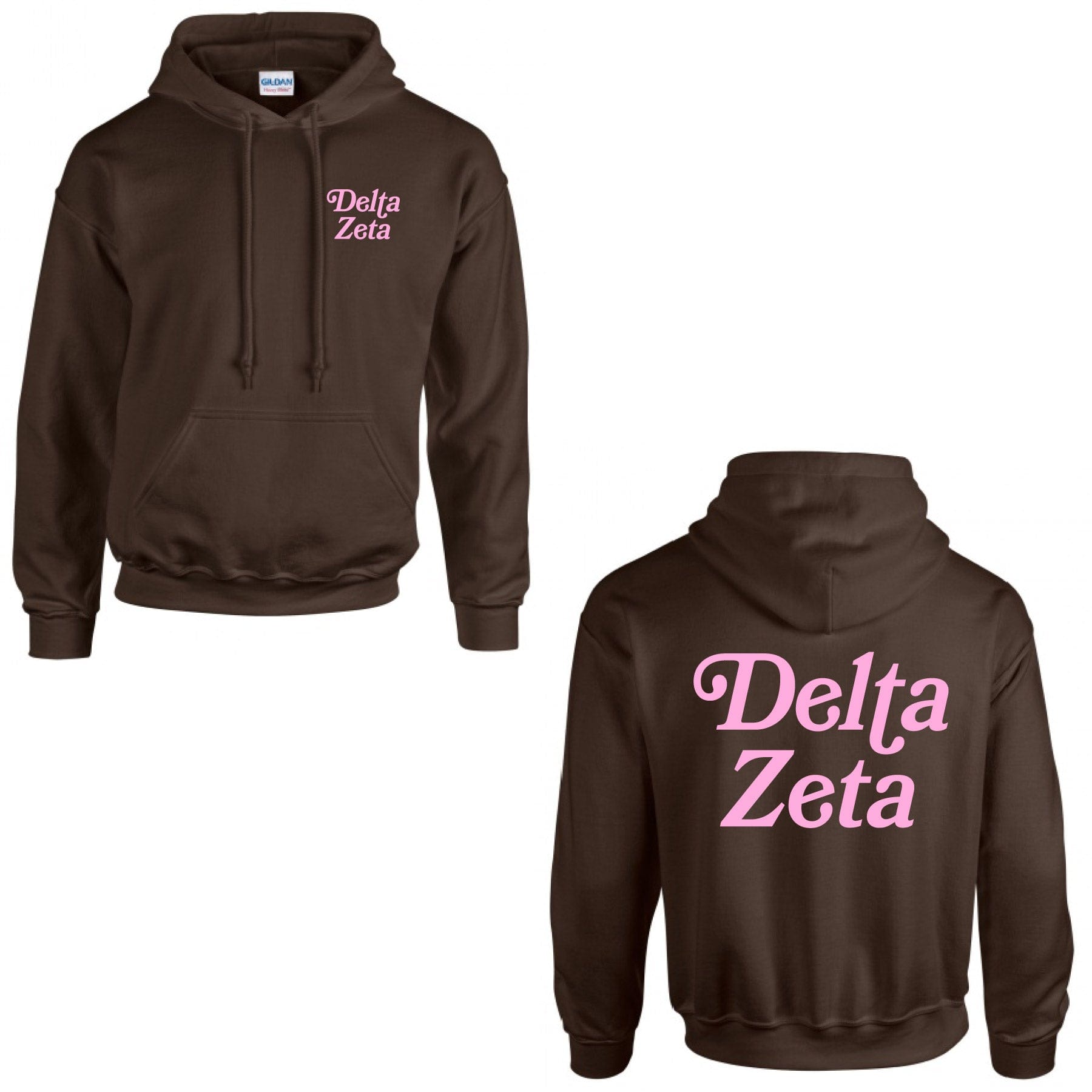 Ali & Ariel Pink Text Hoodie