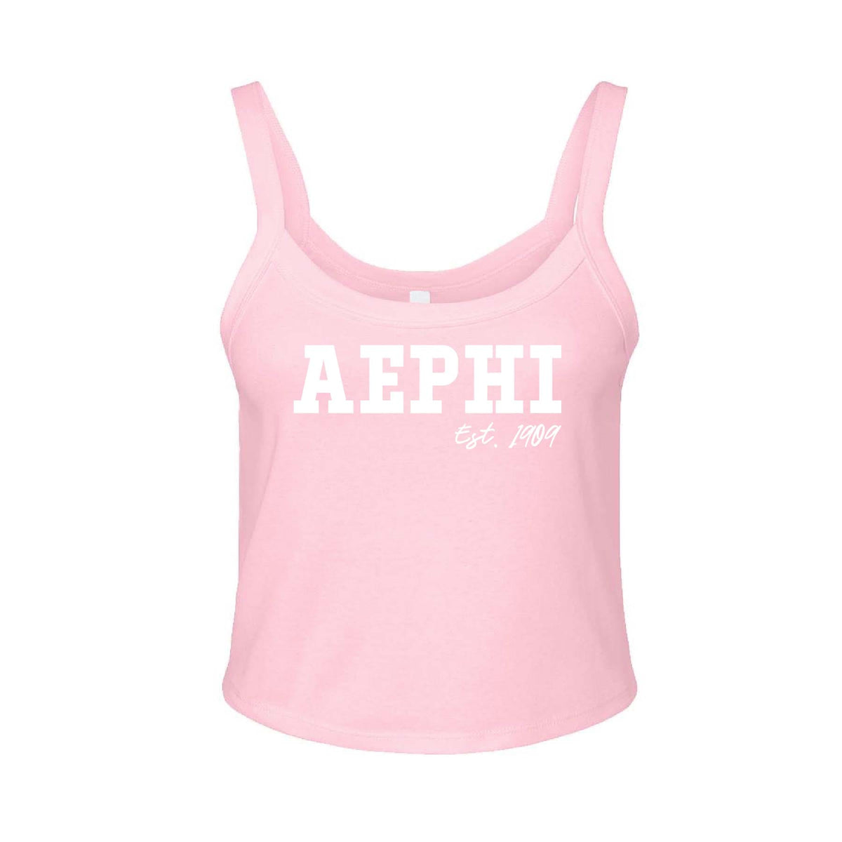 Ali & Ariel Pink & White Tank Top Alpha Epsilon Phi / XS