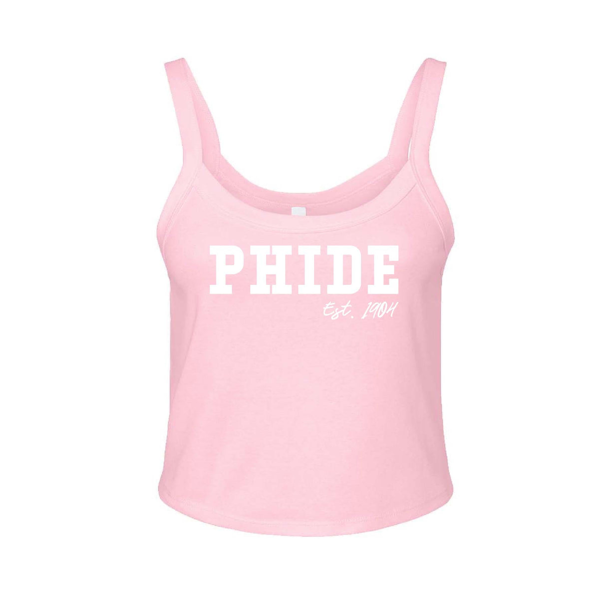 Ali & Ariel Pink & White Tank Top Phi Delta Epsilon / XS