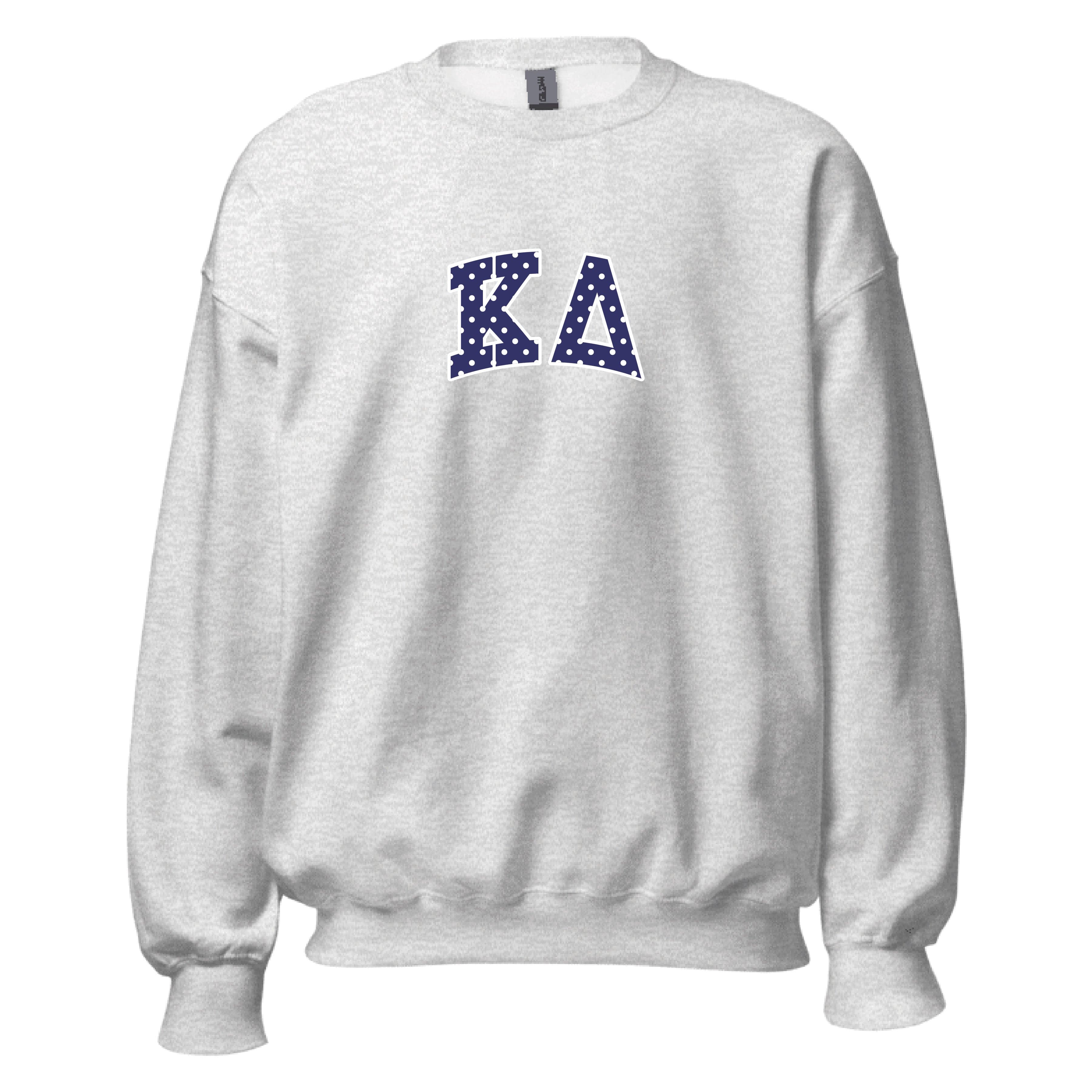 Ali & Ariel Polka Dot Embroidered Crewneck Kappa Delta / Medium