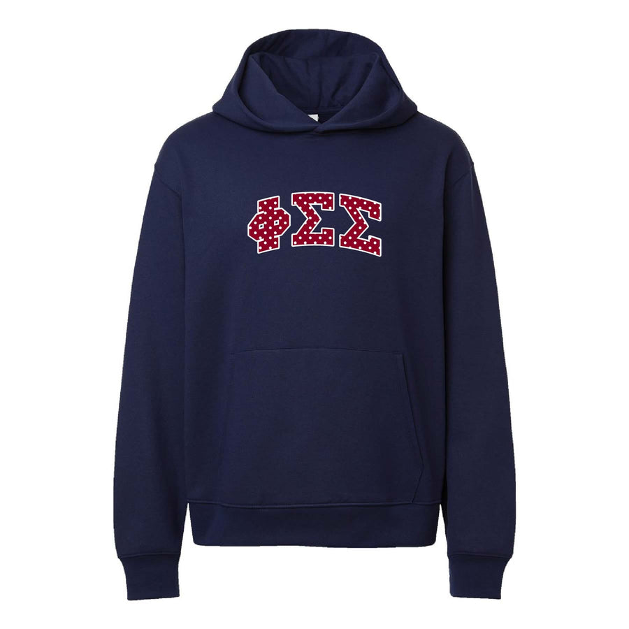 Ali & Ariel Polka Dot Embroidered Hoodie