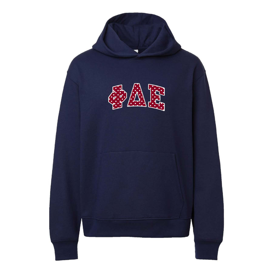 Ali & Ariel Polka Dot Embroidered Hoodie