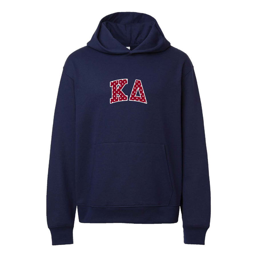 Ali & Ariel Polka Dot Embroidered Hoodie