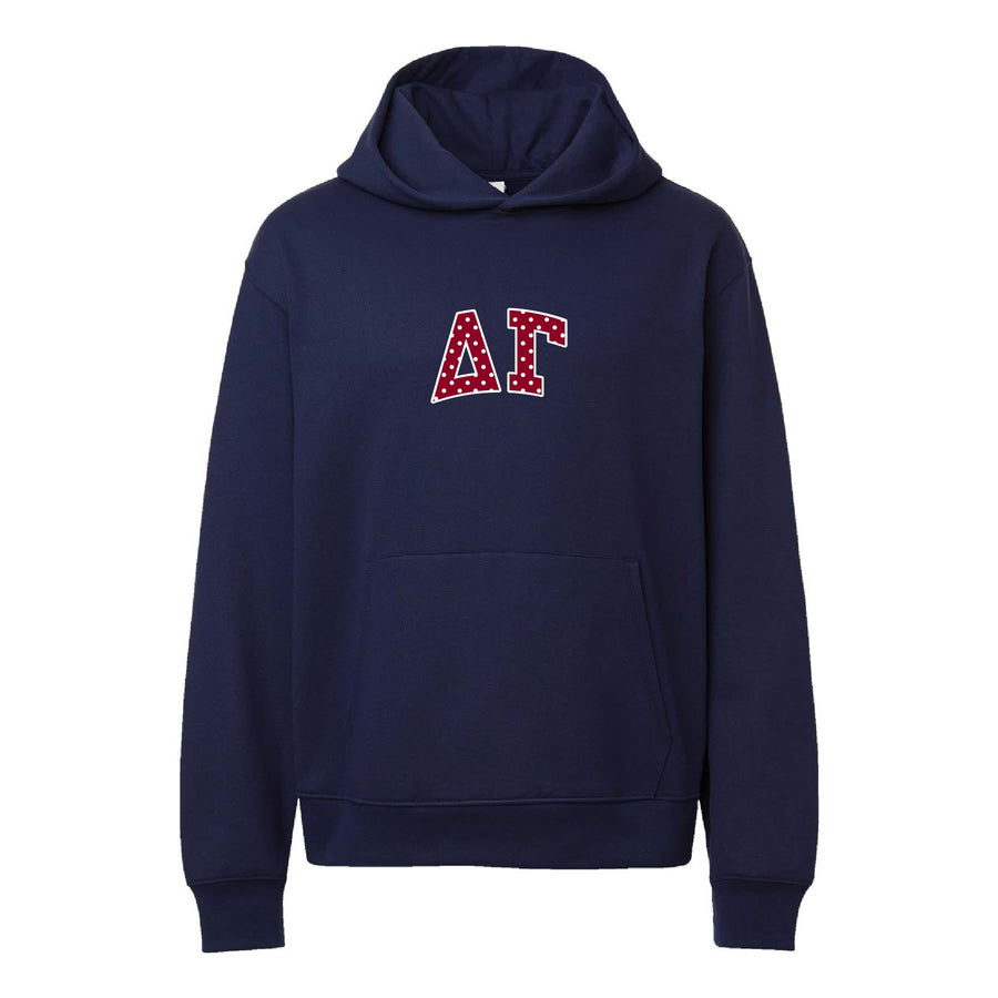 Ali & Ariel Polka Dot Embroidered Hoodie