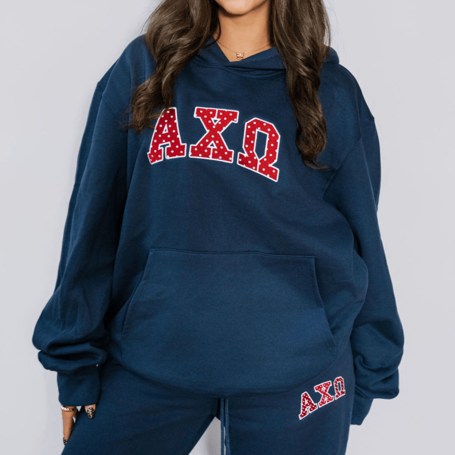 Ali & Ariel Polka Dot Embroidered Joggers