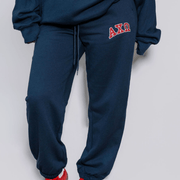 Ali & Ariel Polka Dot Embroidered Joggers