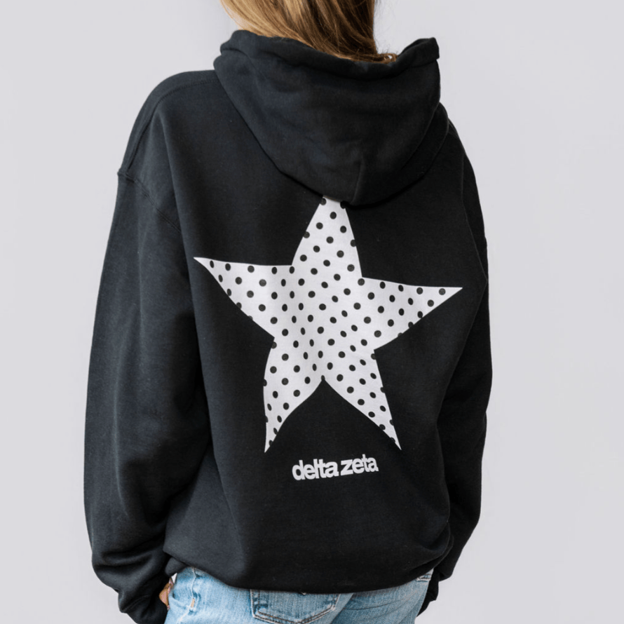 Ali & Ariel Polka Dot Star Hoodie