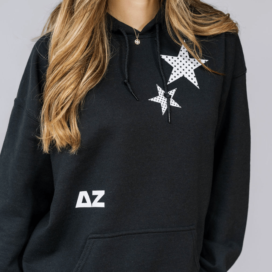 Ali & Ariel Polka Dot Star Hoodie