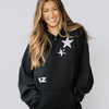 Ali & Ariel Polka Dot Star Hoodie