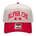 Ali & Ariel Red Collegiate Sports Hat Alpha Chi Omega
