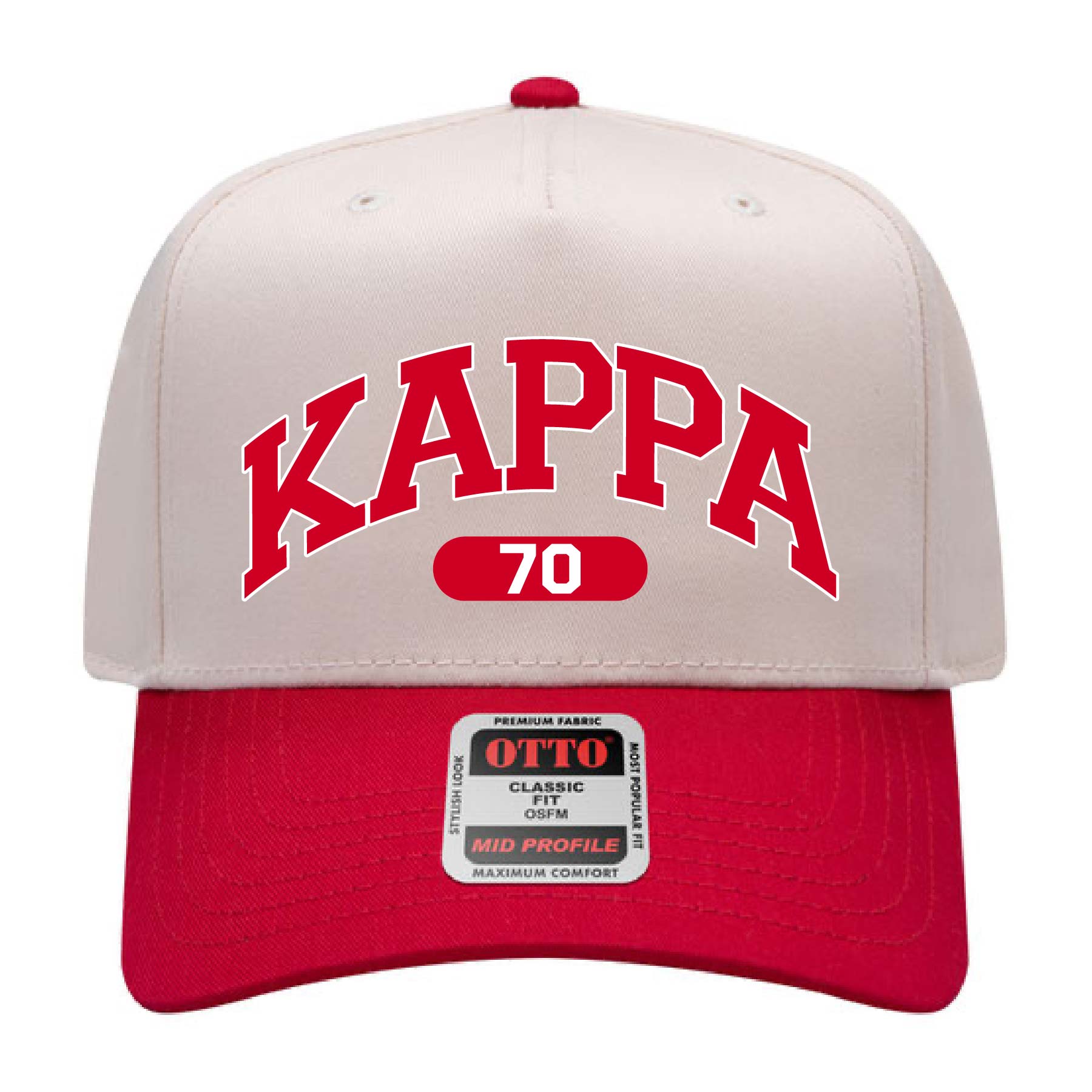 Ali & Ariel Red Collegiate Sports Hat Kappa Kappa Gamma