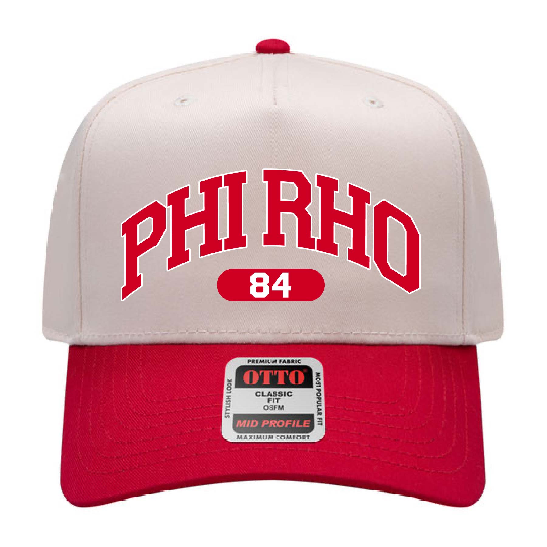 Ali & Ariel Red Collegiate Sports Hat Phi Sigma Rho