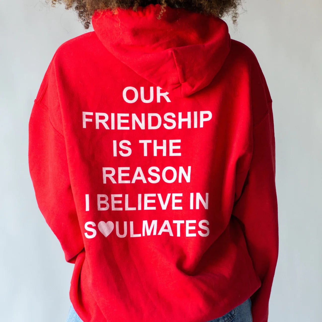 Ali & Ariel Red Soulmates Hoodie