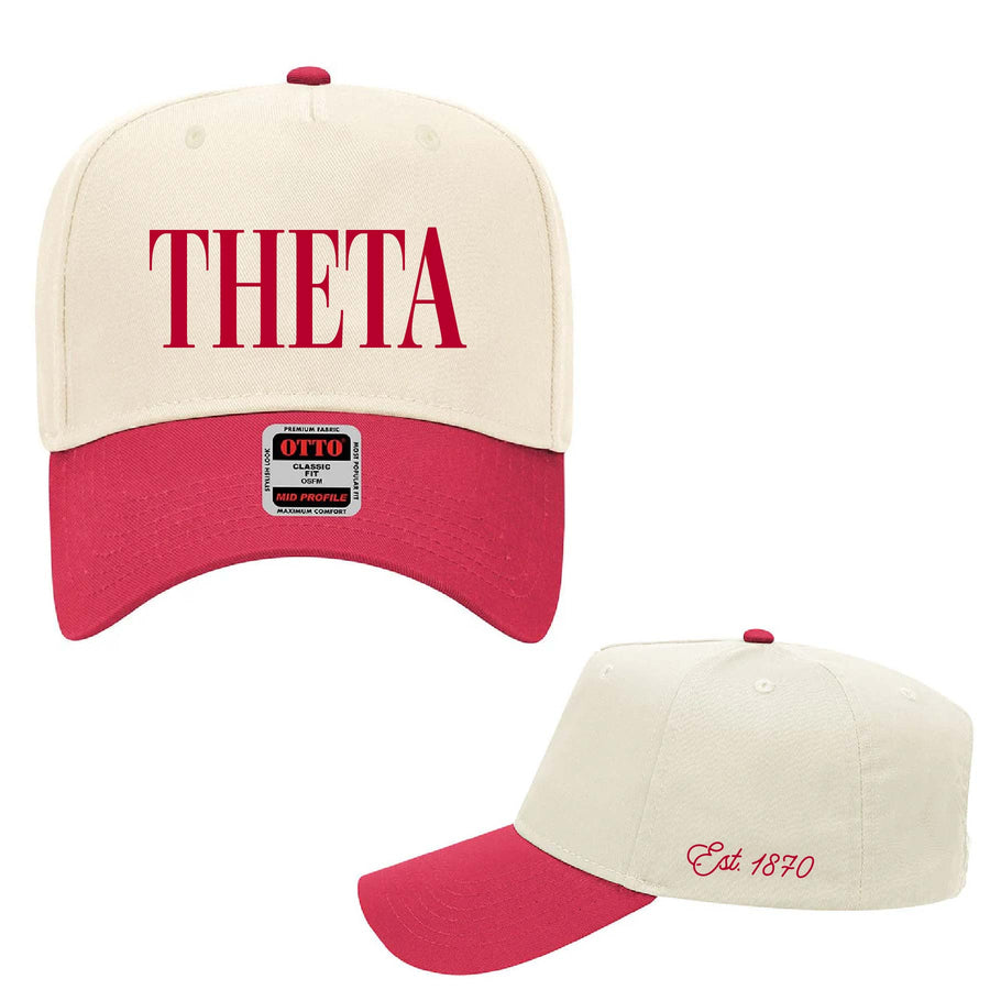 Ali & Ariel Red & Tan Hat