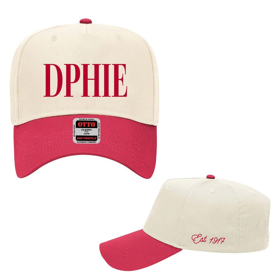 Ali & Ariel Red & Tan Hat